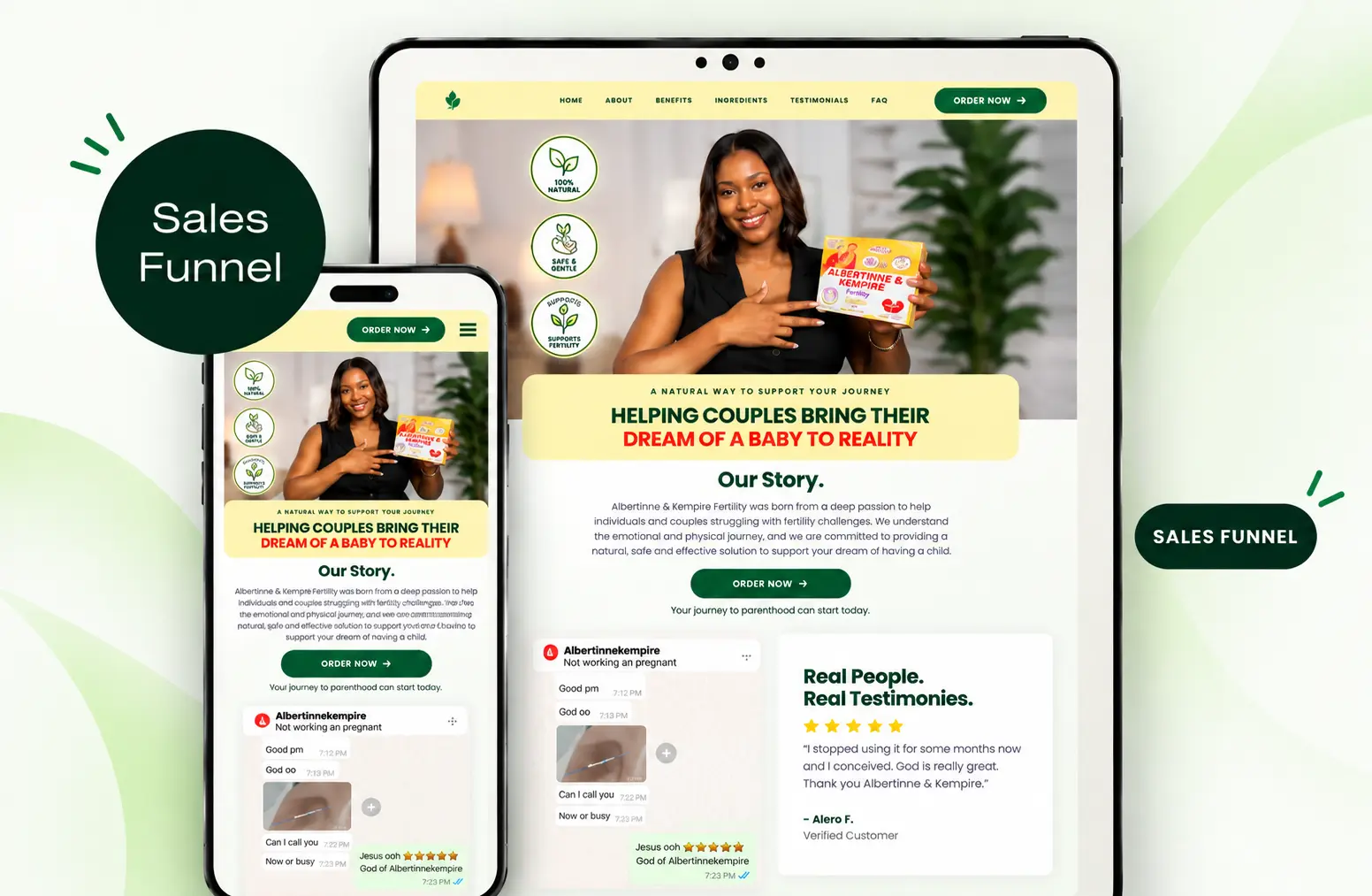 Albert Nneka Fertility Sales Funnel