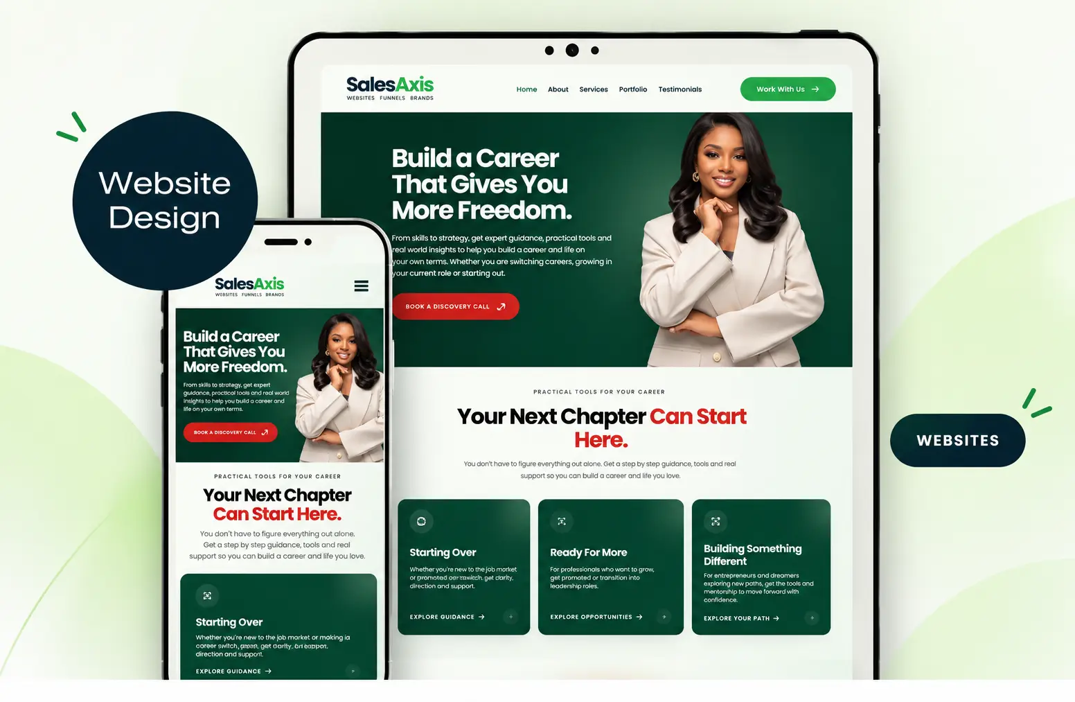 Maya Carter Career Coaching Website Design
