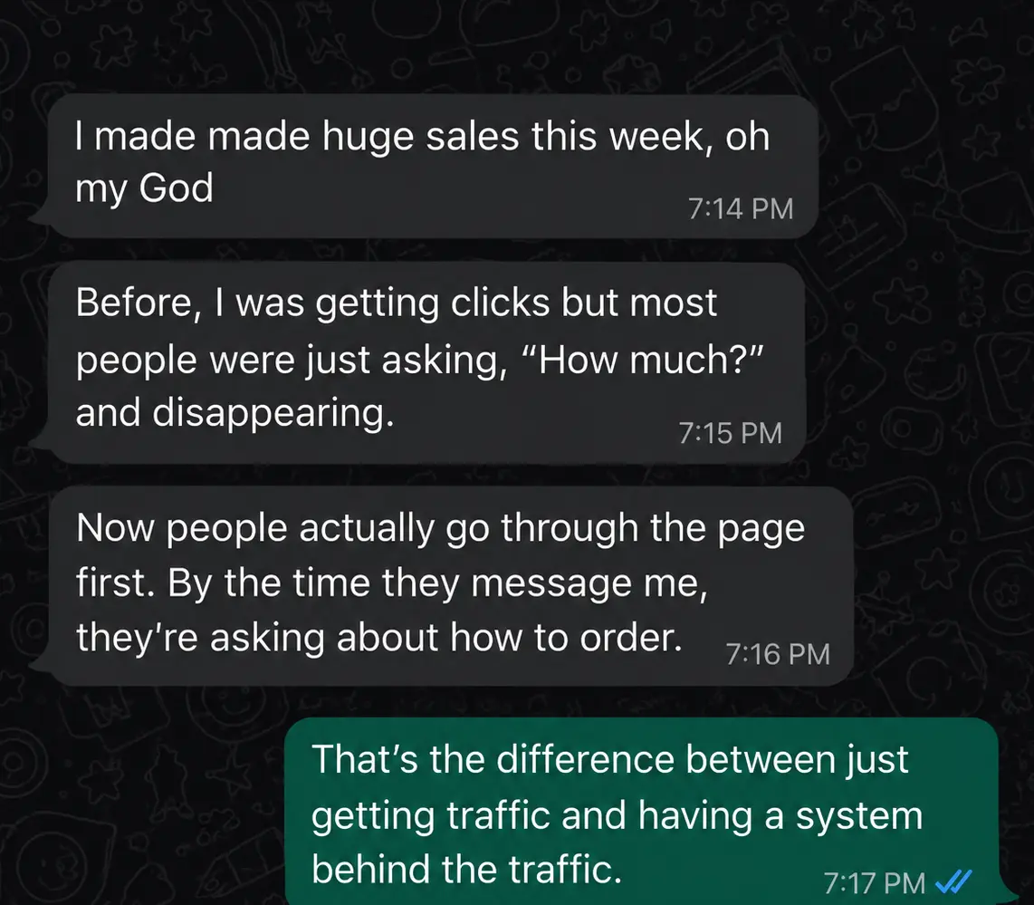 WhatsApp customer feedback
